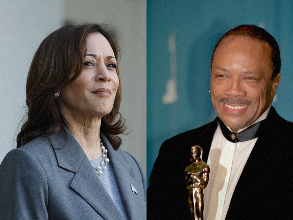 Kamala Harris, Barackas Obama ir kiti visuomenės veikėjai pagerbia Quincy