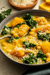 1 puodukas Kabocha avinžirnių miso sriuba