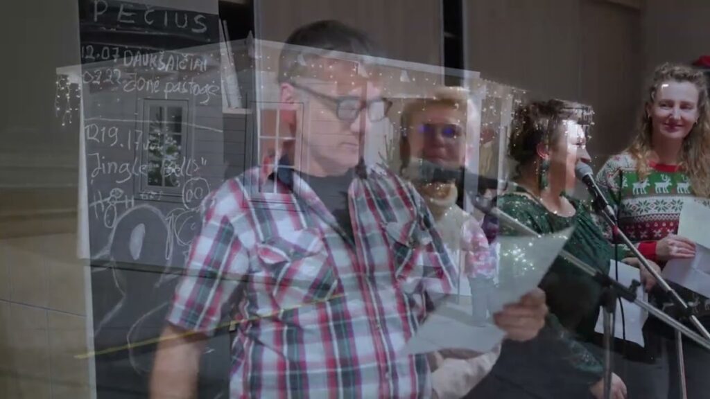 Gargždų kalėdinio miestelio dvasia: dirbtinio intelekto įkvėpta daina tapo bendruomenės