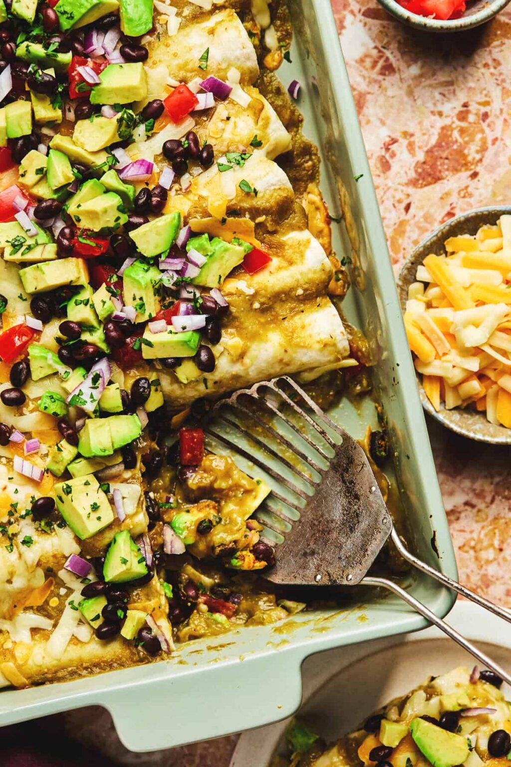 Juodosios pupelių enchiladas - Creme de la Crumb