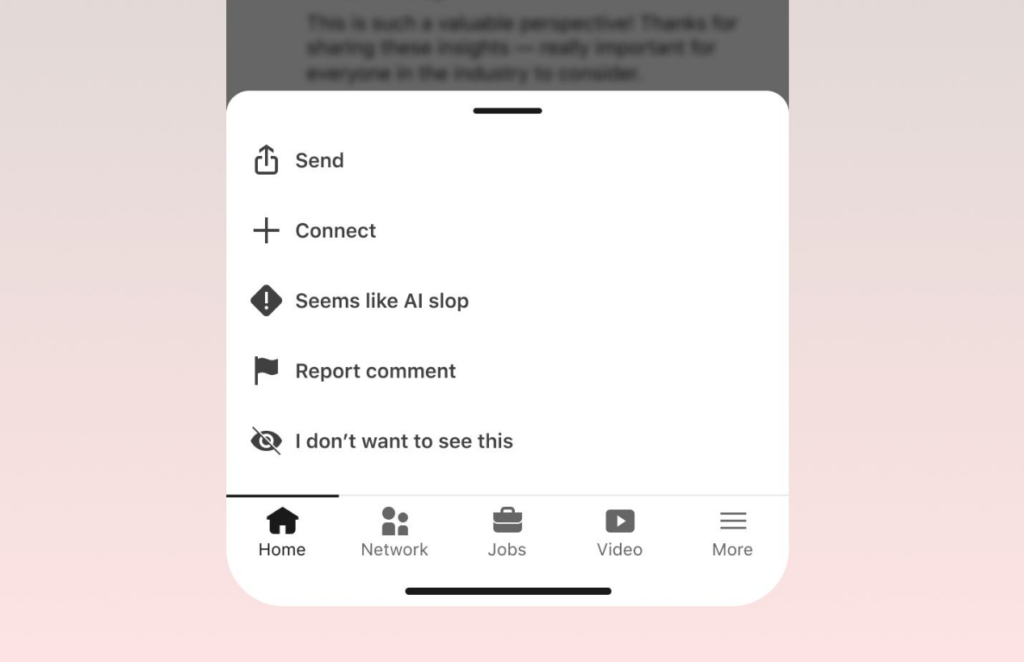 LinkedIn cracks down on users posting 'AI slop' after previously