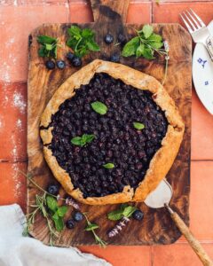 Blueberry Tart with Olive Oil Crust – A Couple Cooks